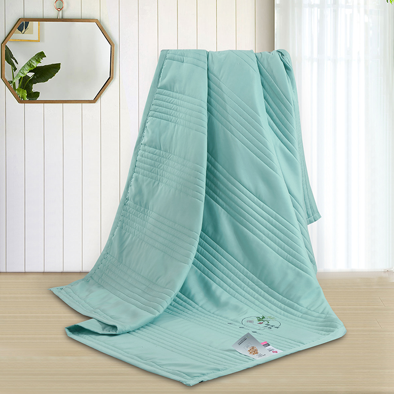 洁丽雅板蓝根凉感被S 150*200CM（单位：床） 松石绿 150*200